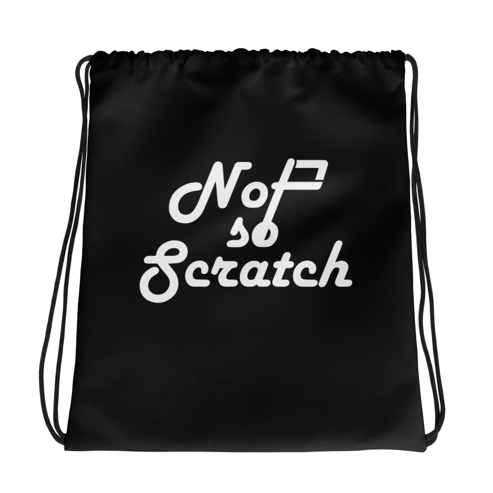 NotSoScratch Drawstring - Black