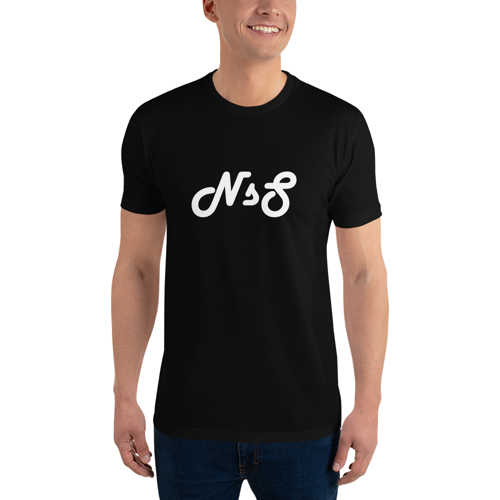 NsS White Logo T-shirt