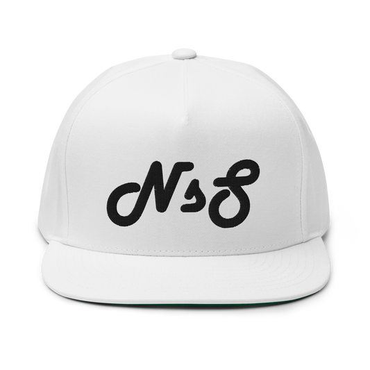 NsS Flat Bill - White