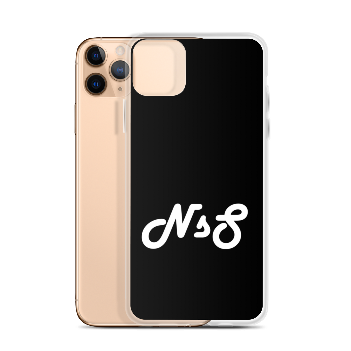 NsS iPhone Case - Black