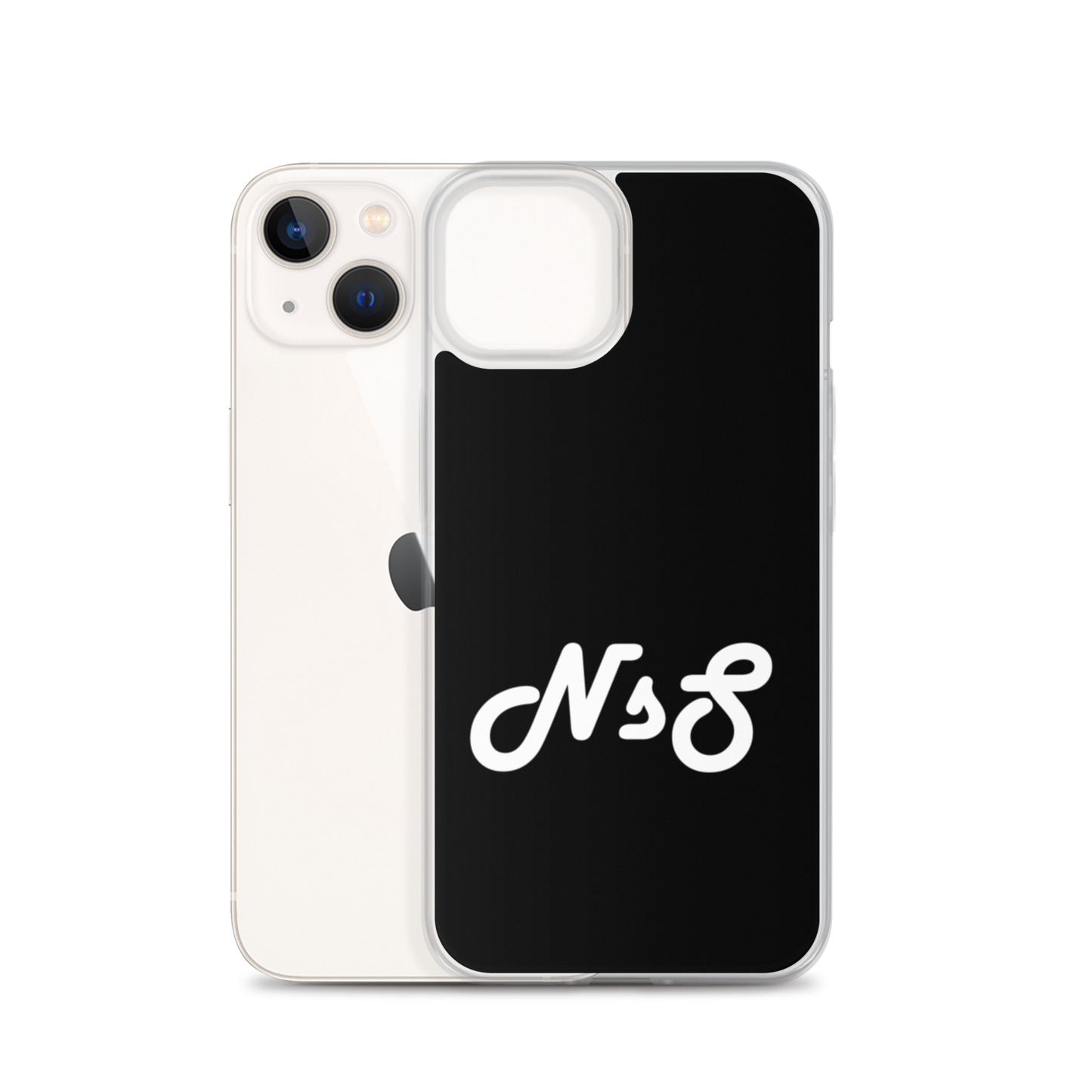 NsS iPhone Case - Black