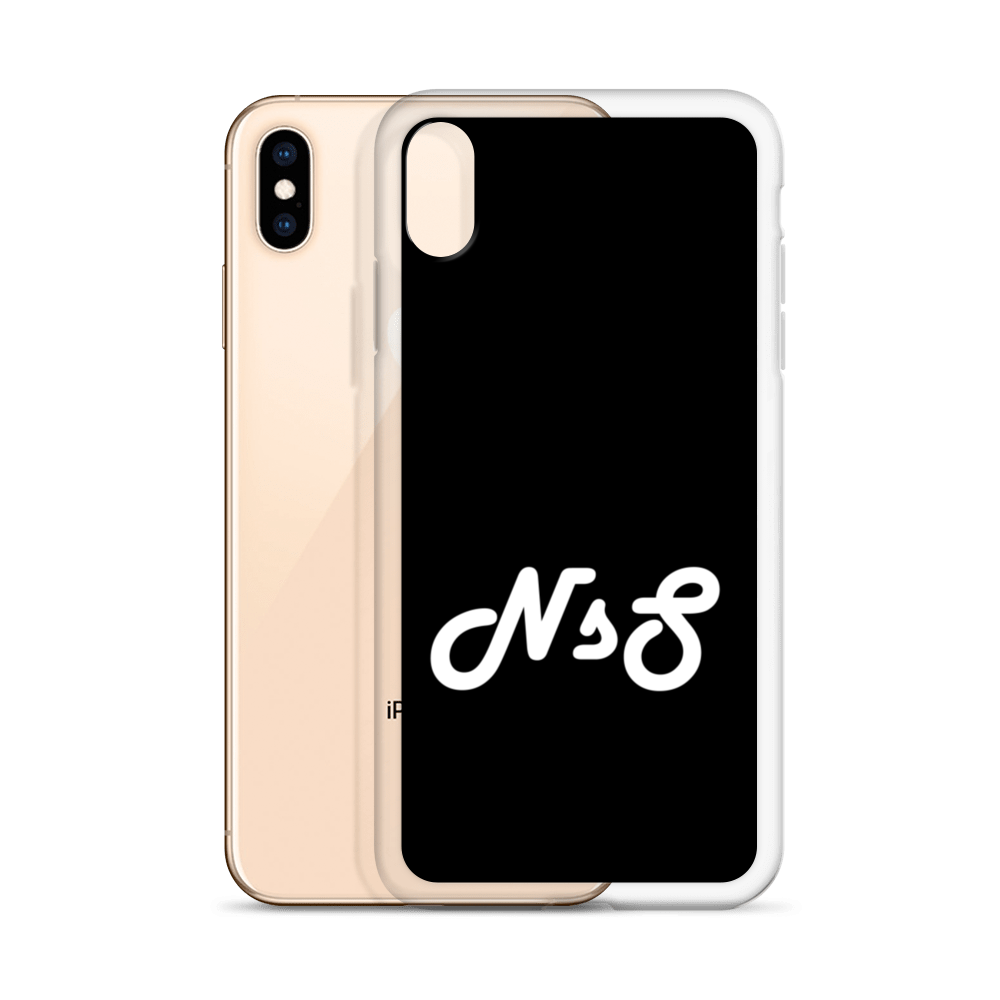 NsS iPhone Case - Black