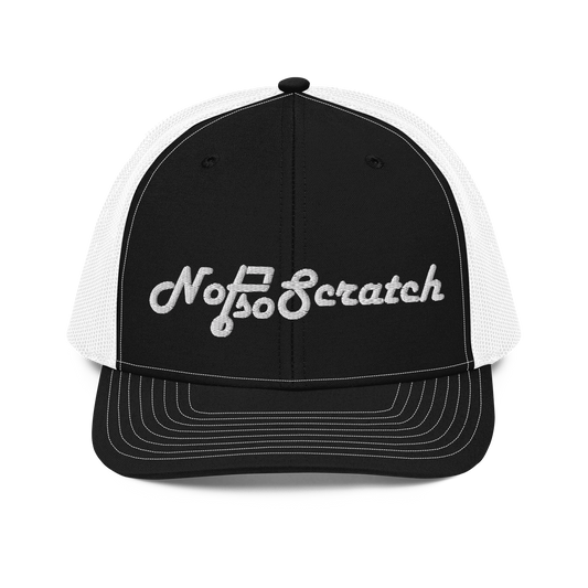 NotSoScratch Snapback - Black/White