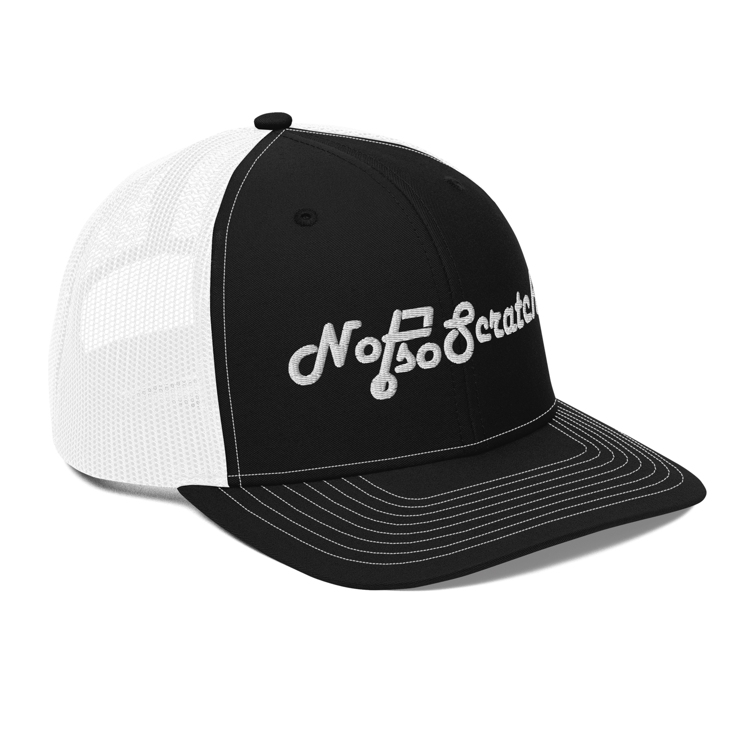 NotSoScratch Snapback - Black/White