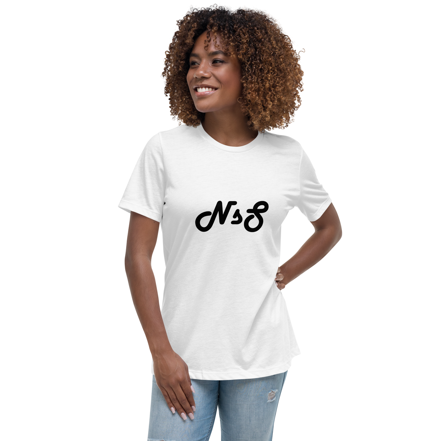 NsS Women's Relaxed T-Shirt - Black Logo